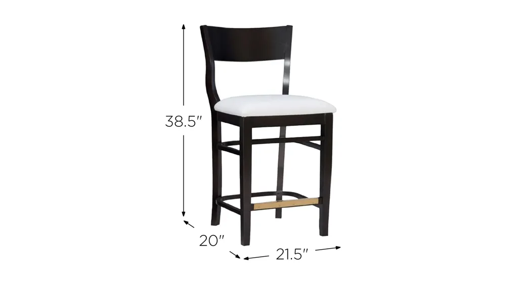 Chandler Counter-Height Stool - Set of 2 Dimensions