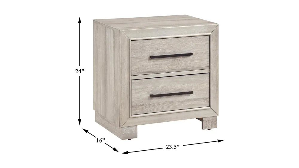 Fraser Nightstand Dimensions