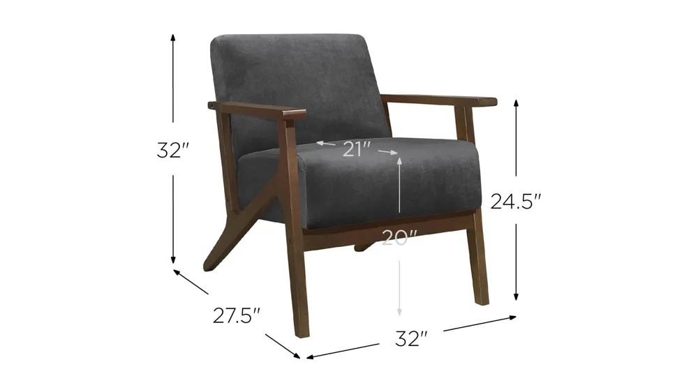 Narcine Accent Chair Dimensions