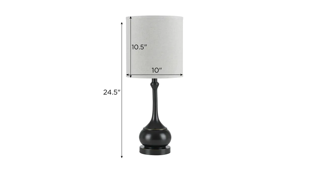 Tapron Accent Lamp Dimensions