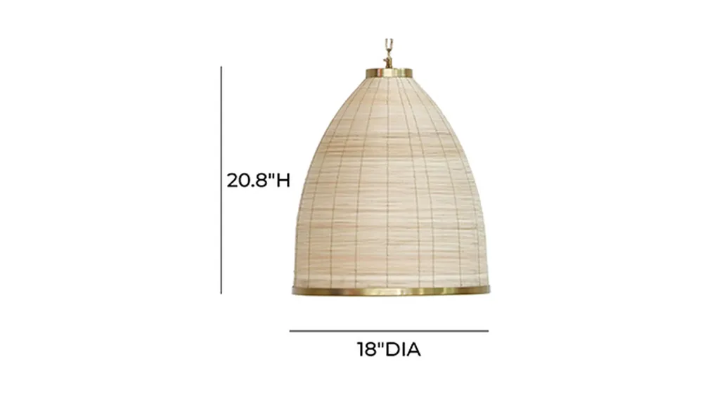 Kelsey Pendant Lamp Dimensions