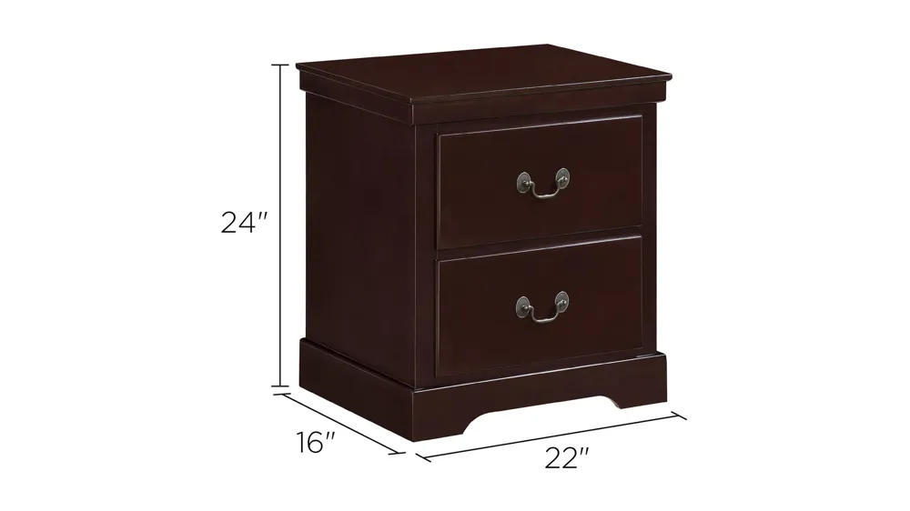 Place Nightstand Dimensions