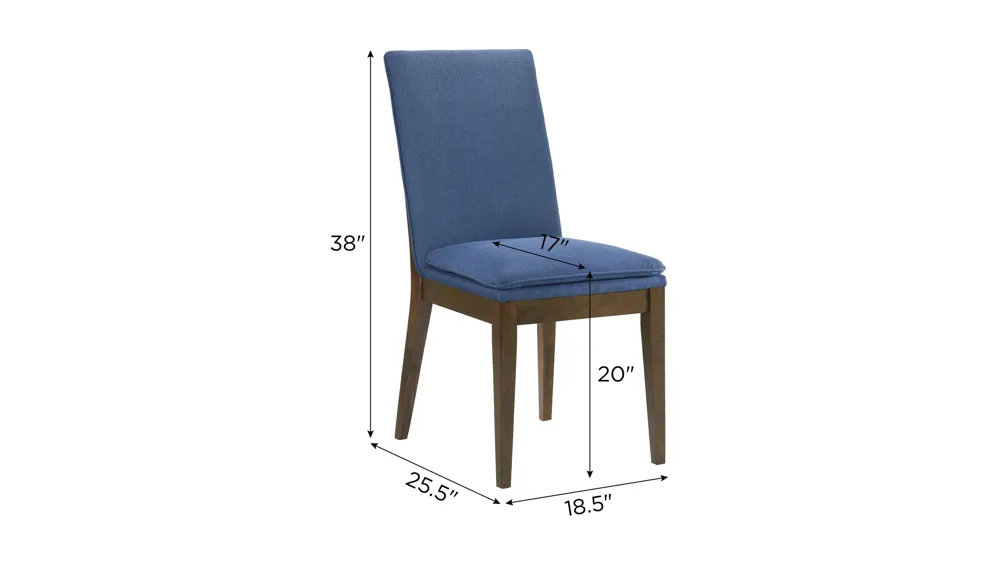 Maggie Dining Chair - Set of 2 Dimensions