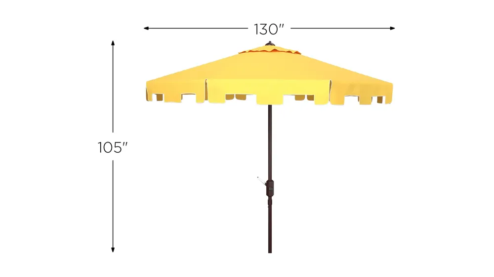 Zimmerman 11' Patio Umbrella Dimensions