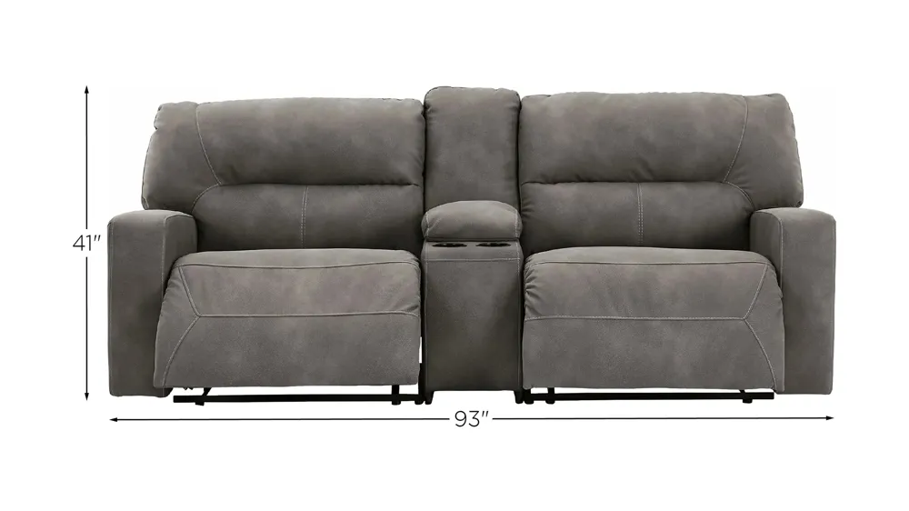 Next-Gen DuraPella 3-Piece Power Reclining Loveseat Dimensions