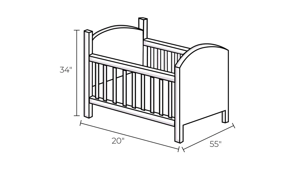 Luce Crib Dimensions