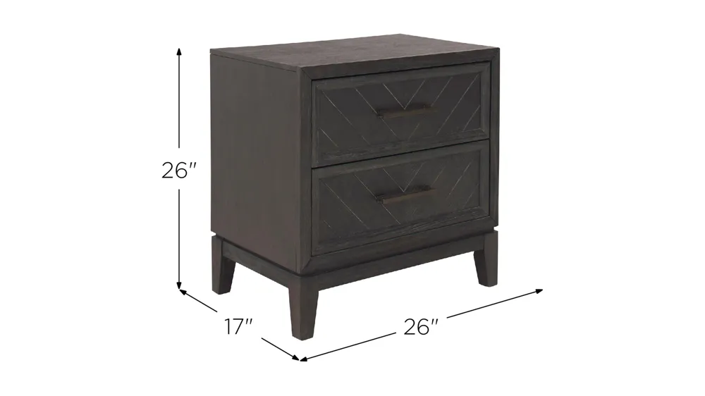 Bari Nightstand Dimensions