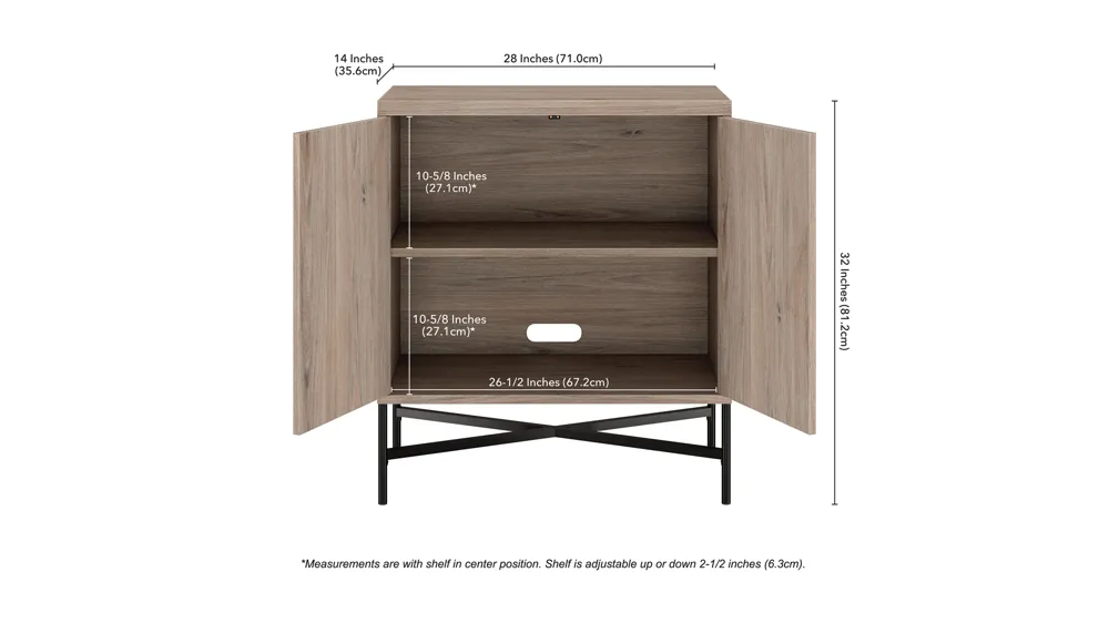 Brighton Accent Cabinet Dimensions