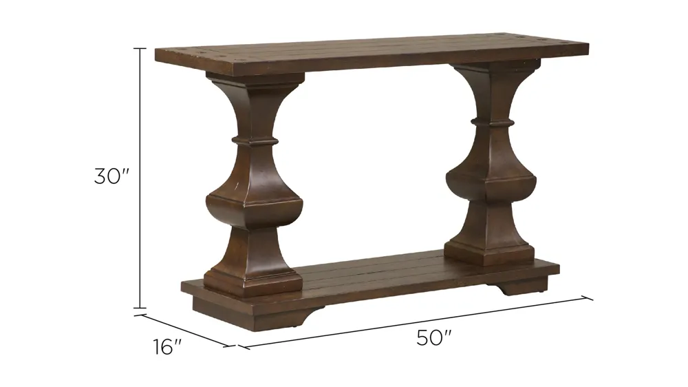Sedona Rectangular Sofa Table Dimensions