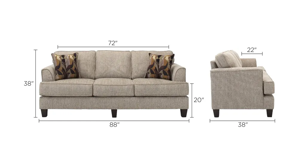 Johnson Sofa Dimensions