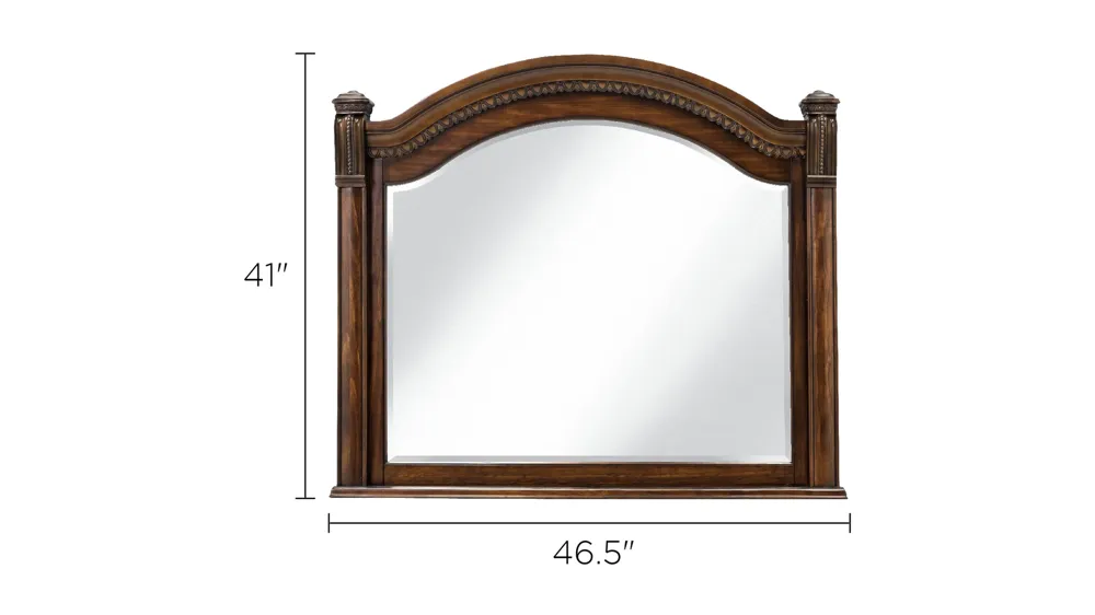 Mariana Bedroom Dresser Mirror Dimensions