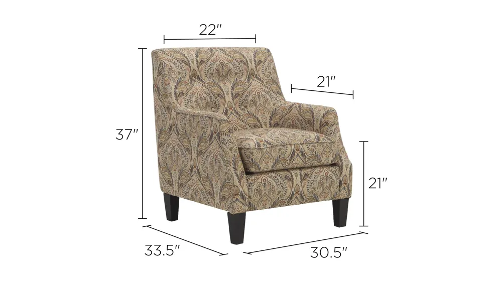 Hutchinson Accent Chair Dimensions