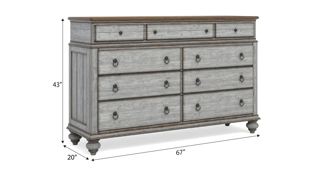 Plymouth Dresser Dimensions