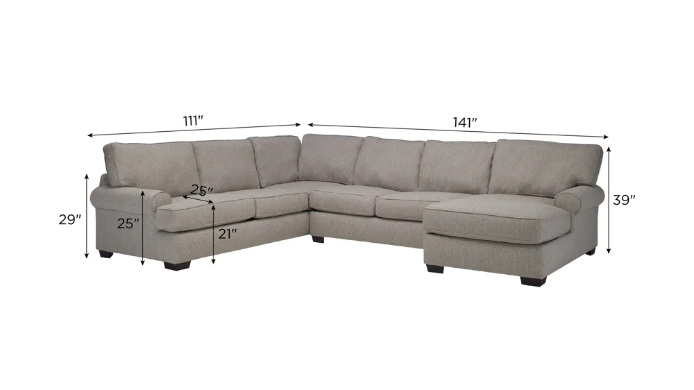Suzanne 4-pc. Sectional | Raymour & Flanigan
