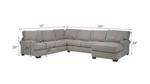 Suzanne 4-pc. Sectional | Raymour & Flanigan