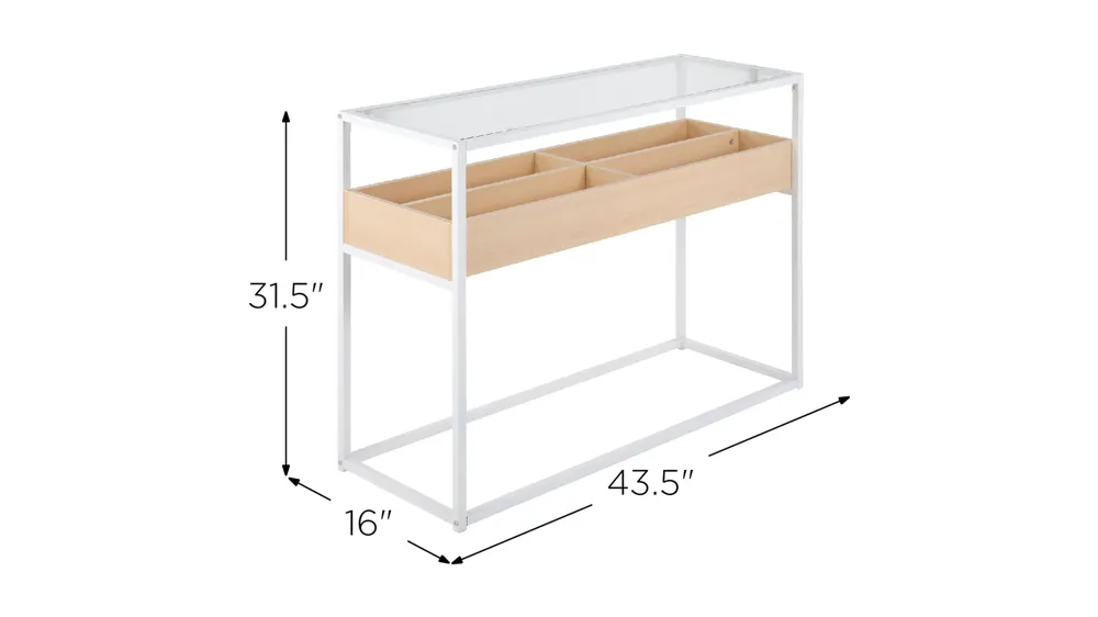 Displar Console Table Dimensions