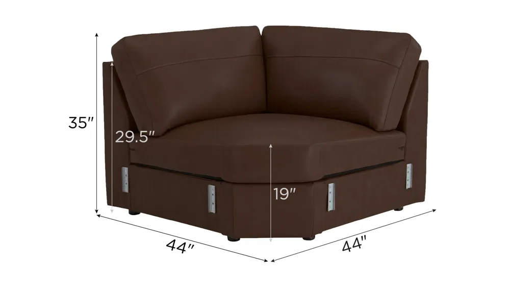 Harley Leather Corner Dimensions