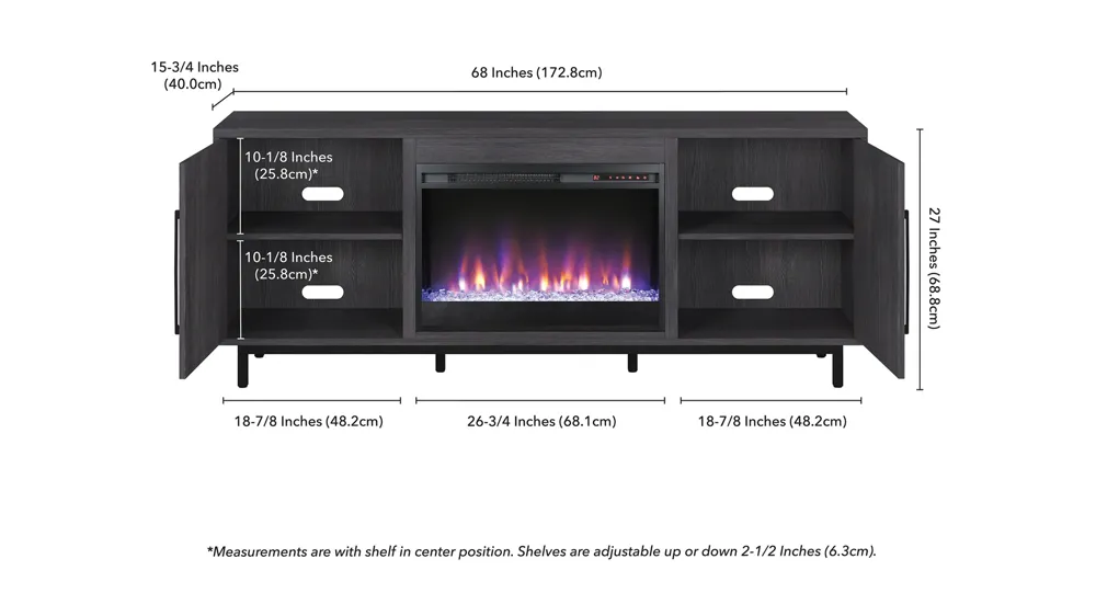 Julian TV Stand Dimensions
