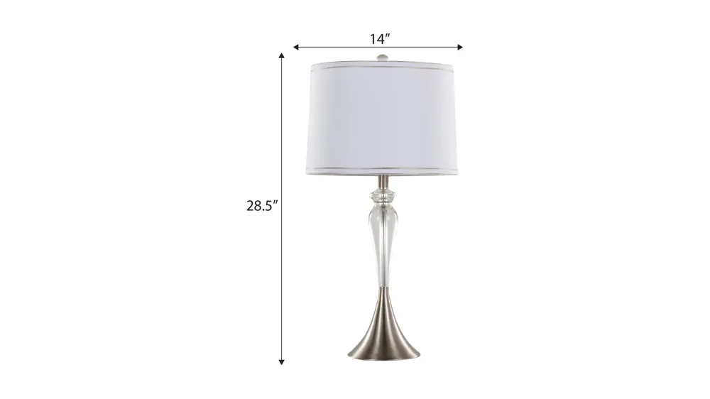 Ashland Table Lamp - Set of 2 Dimensions
