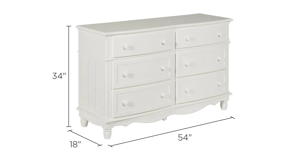 Willow Point Dresser Dimensions