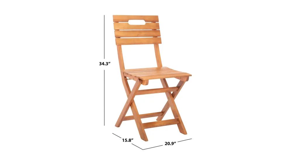Acra Outdoor Folding Chairs Dimensions