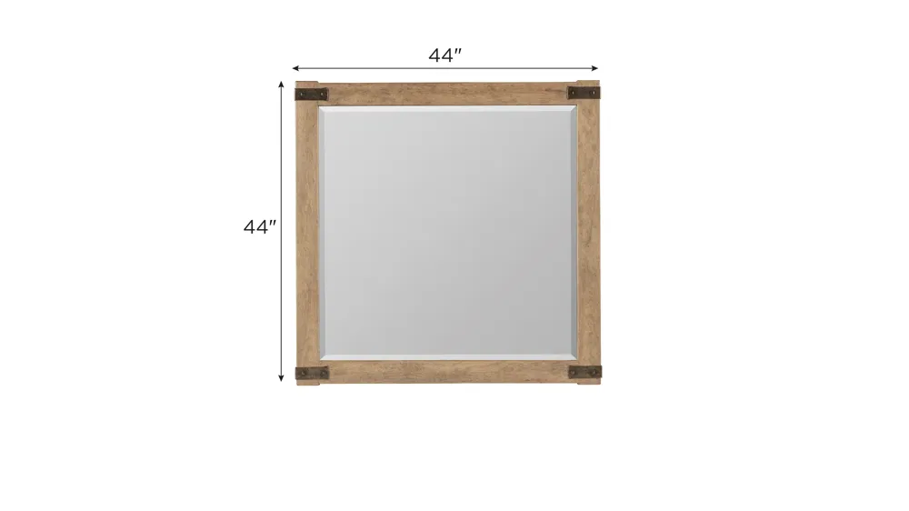 Vineyard Row Square Mirror Dimensions