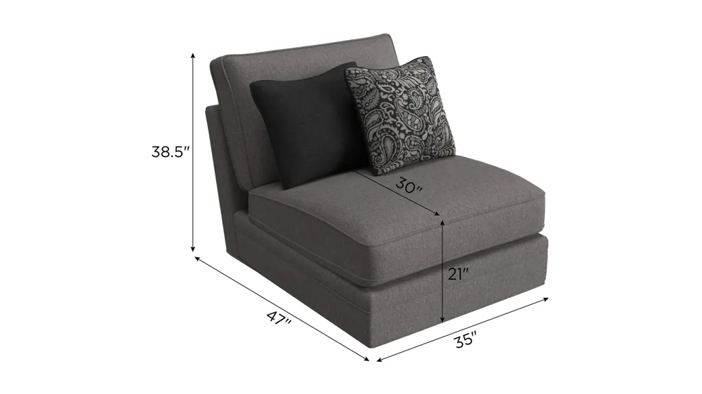 Wilkinson Armless Chair Dimensions