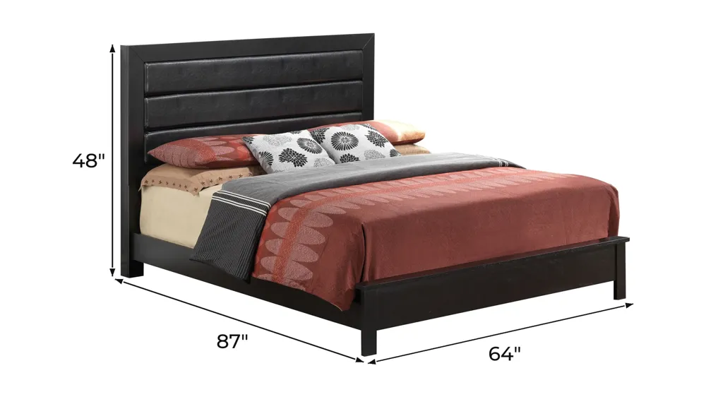 Burlington Upholstered Bed Dimensions