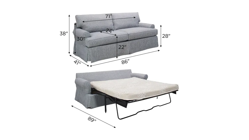 Lakeside Queen Sleeper Dimensions