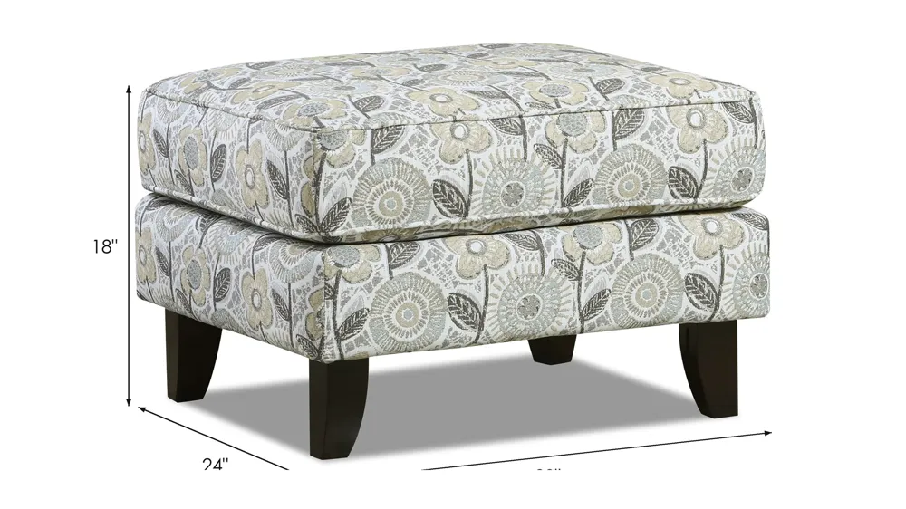 McKinley 29" Ottoman Dimensions