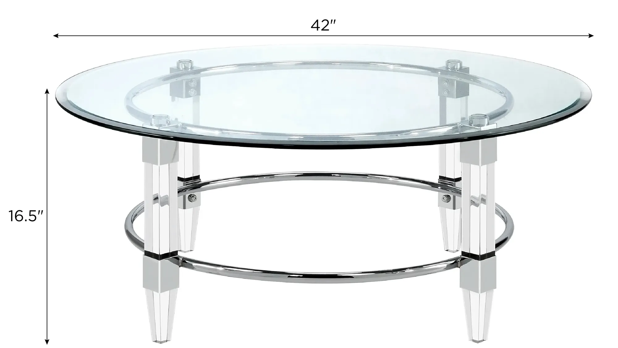 Greta 42" Round Cocktail Table