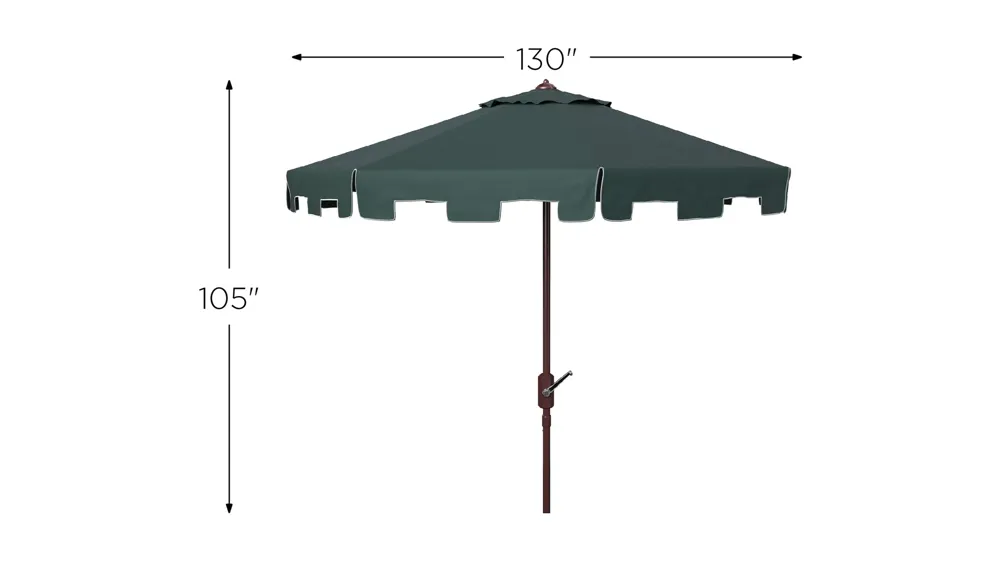 Zimmerman 11' Patio Umbrella Dimensions