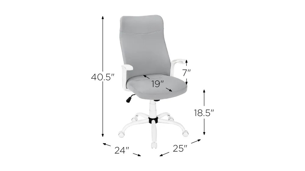 Warren Executive Office Chair Dimensions