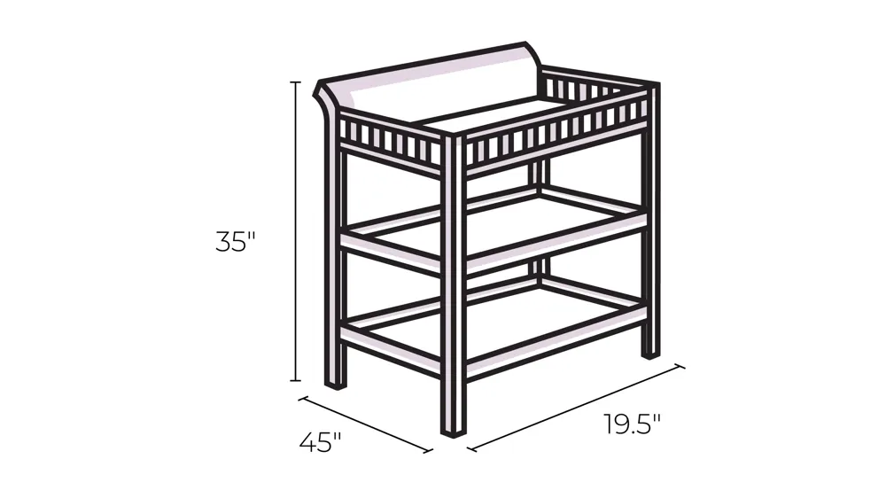 Poppy Dresser By Delta Children Dimensions