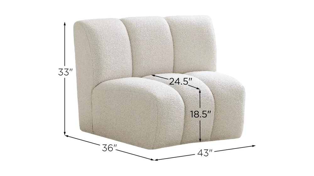 Infinity Modular Wedge Dimensions