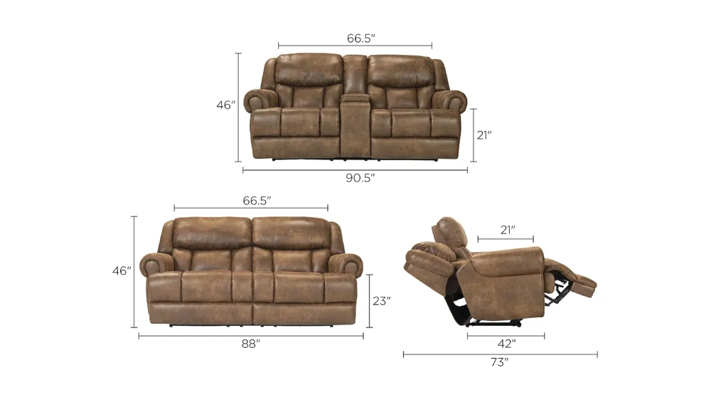 Wentworth 2-pc. Power Sofa and Console Loveseat Set | Raymour