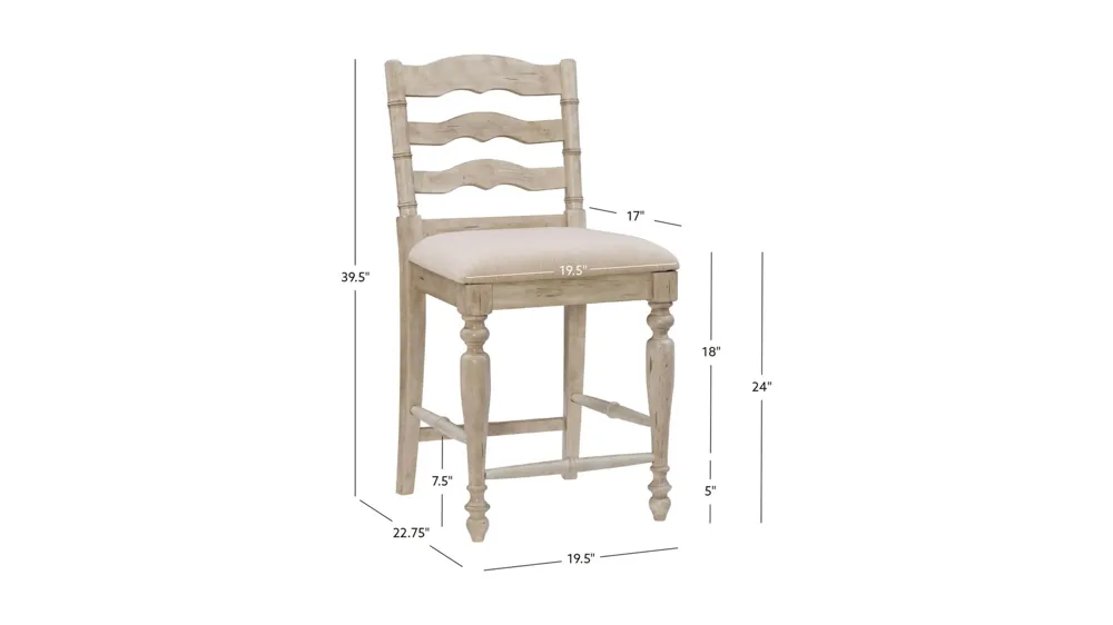 Marino Counter Stool Dimensions