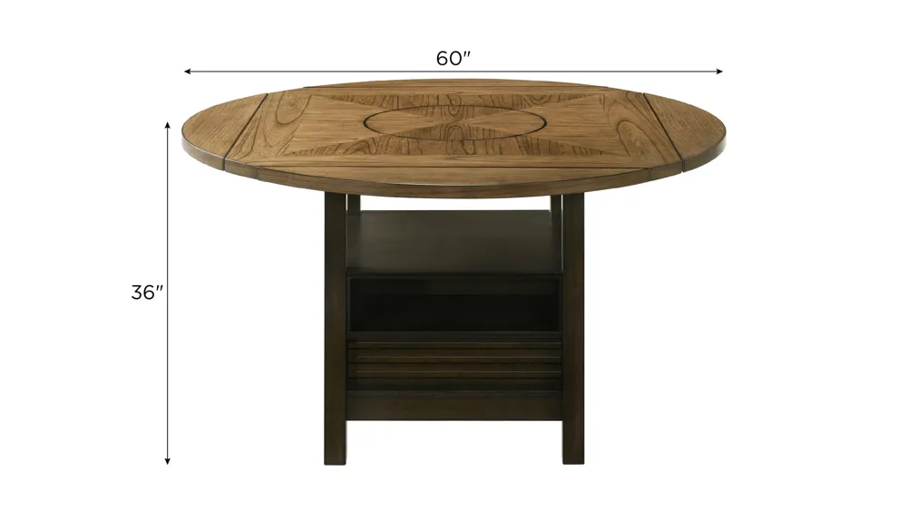 Oakly Counter Height Table Dimensions