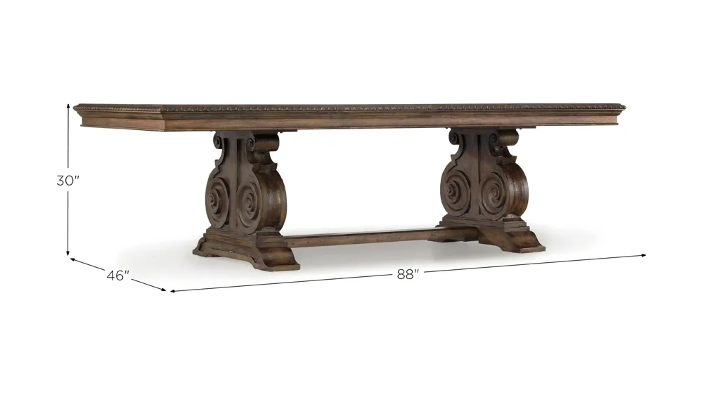 Rhapsody Rectangular Dining Table Dimensions