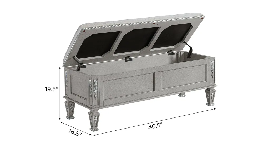 Wilshire Storage Bench Dimensions