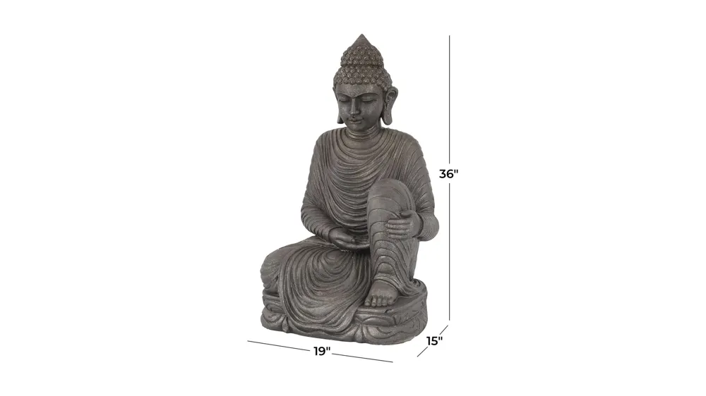 Ivy Collection Dark Brown Garden Sculpture Dimensions