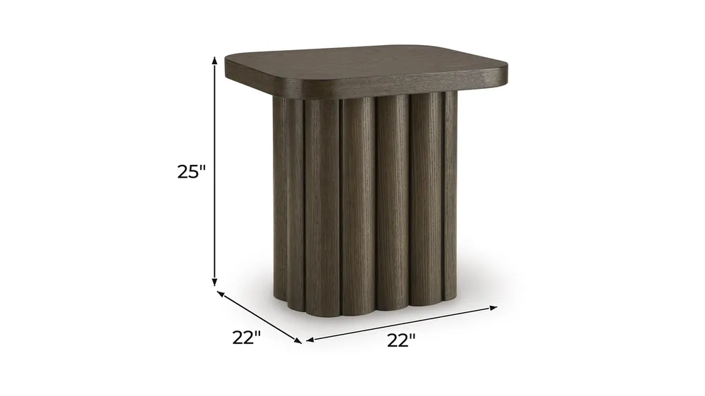 Darimore End Table Dimensions