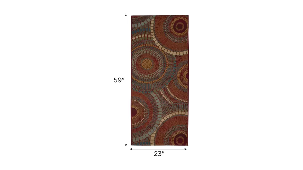 Esencia Circles Indoor/Outdoor Mat Dimensions
