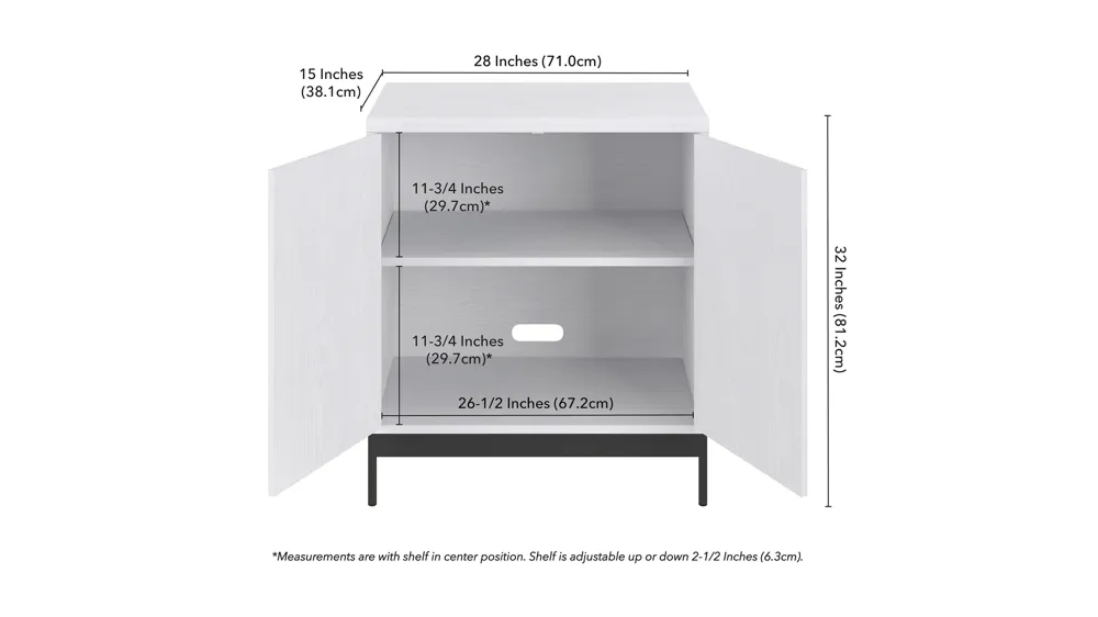 Whitman Accent Cabinet Dimensions