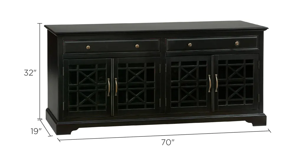 Craftsman 70" TV Console Dimensions