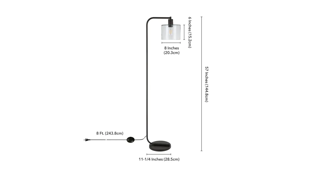 Bjoern Floor Lamp Dimensions