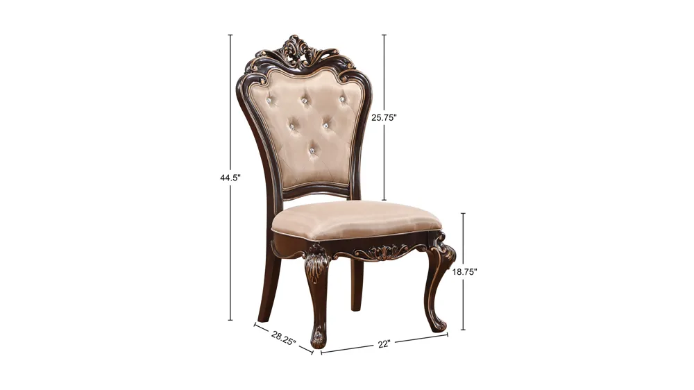 Constantine Dining Side Chair - Set of 2 Dimensions