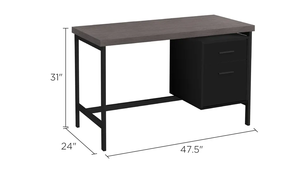 Xavier Computer Desk Dimensions