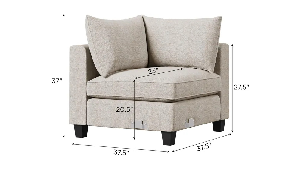 Daine Corner Dimensions