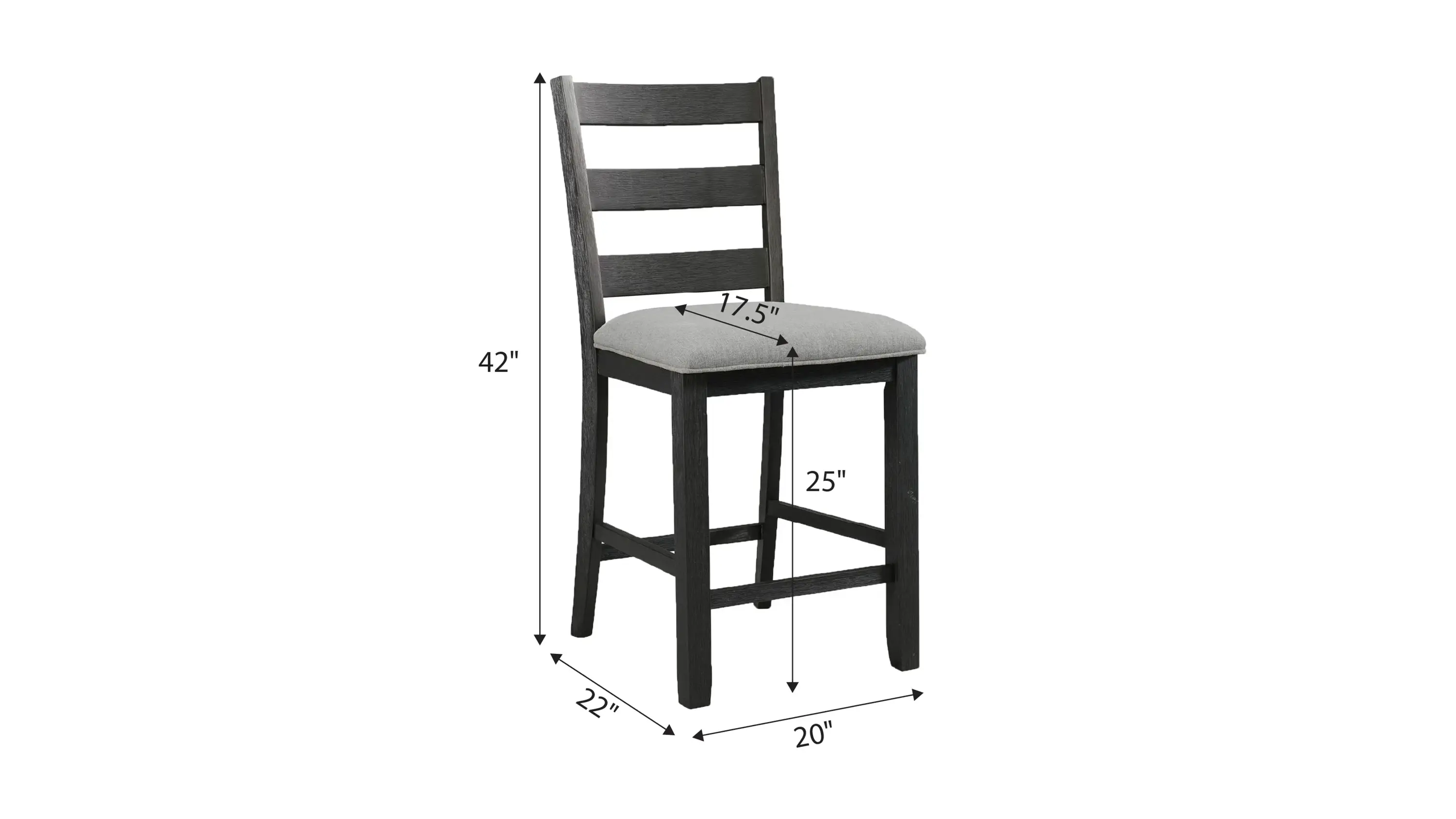 Kona Counter Stool - Set of 2 - Thumbnail 5